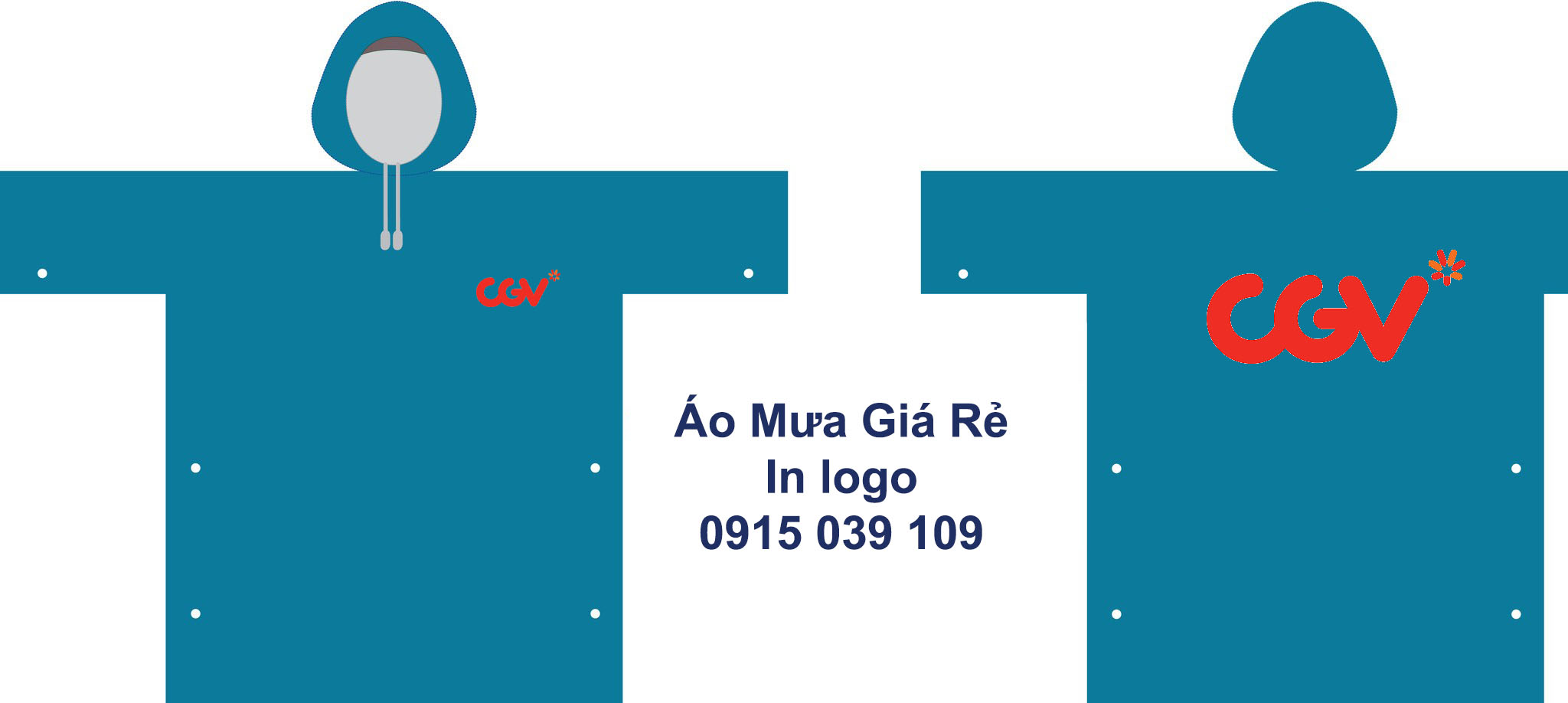 Áo mưa quảng cáo giá rẻ từ SanGia VN