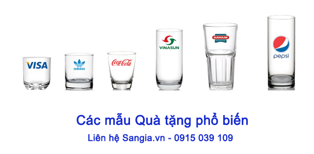 dịch vụ In ly thủy tinh từ SanGia VN
