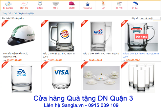 Cung cấp quà tặng doanh nghiệp tại Quận 3 TPHCM