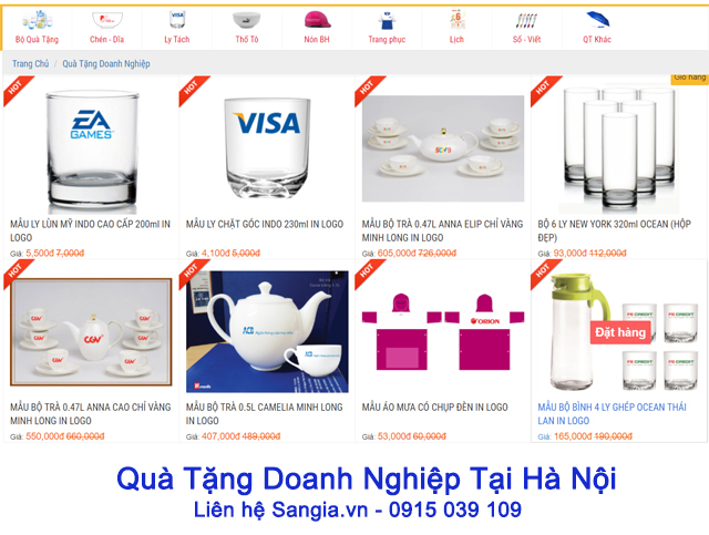 Cung cấp quà tặng doanh nghiệp tại Hà Nội
