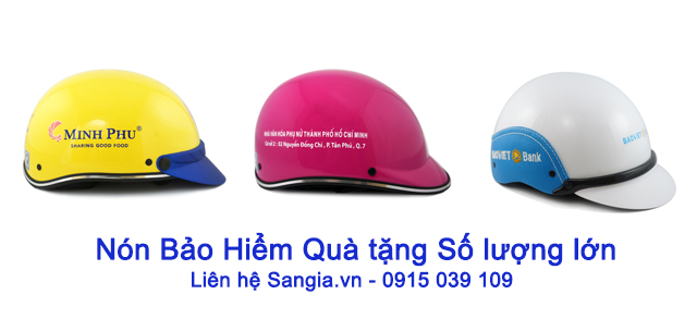 Nón bảo hiểm quà tặng số lượng lớn giá rẻ