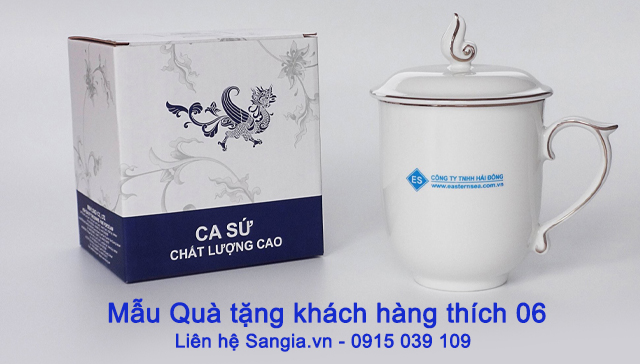 Quà tặng ca sứ mInh Long Cao cấp tại SanGia Vn