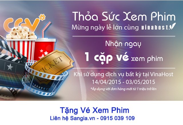 Tặng vé xem phim cho nhân viên