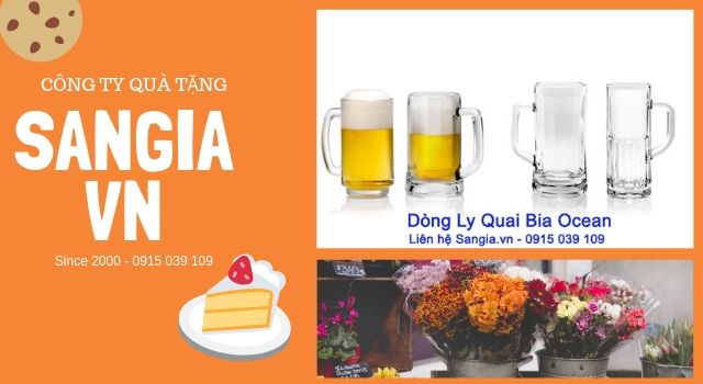 Quà tặng ly uống bia 355ml