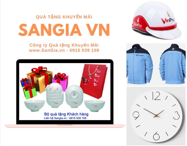 SanGia VN chuyên cung cấp Quà tặng khuyến mãi tại TPHCM