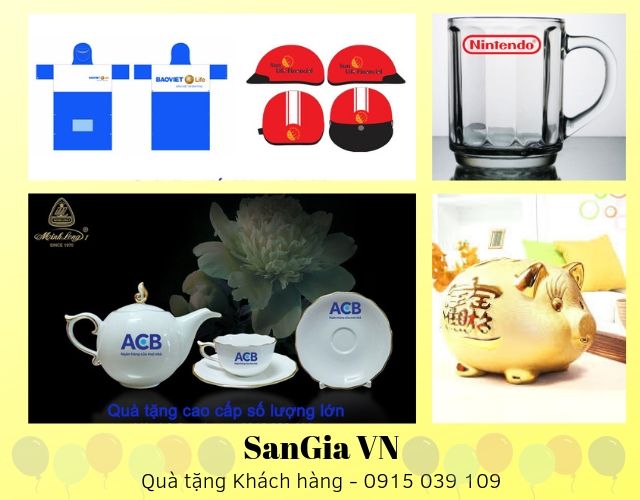 Sử dụng ấm chén làm quà tặng khách hàng nhân dịp cuối năm