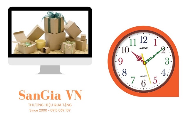  Sử dụng đồng hồ treo tường làm quà tặng