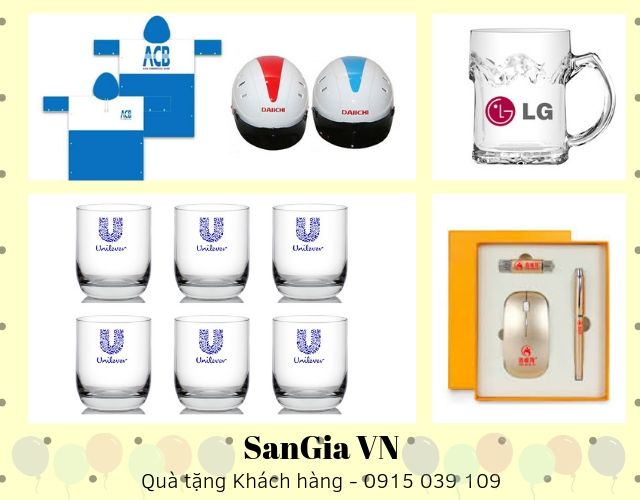 In logo lên quà tặng khuyến mãi SanGia VN