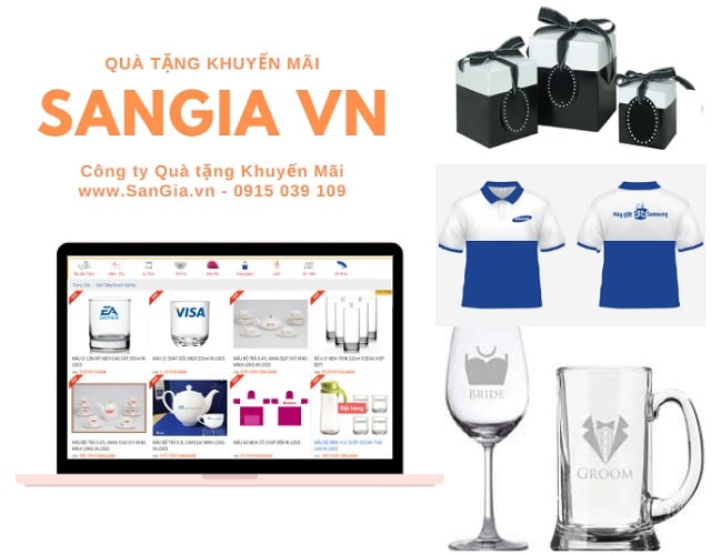Quà tặng khuyến mãi in logo tại SanGia VN