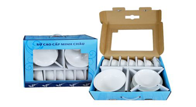 Bộ chén sứ minh châu quà tặng cho nữ nội trợ