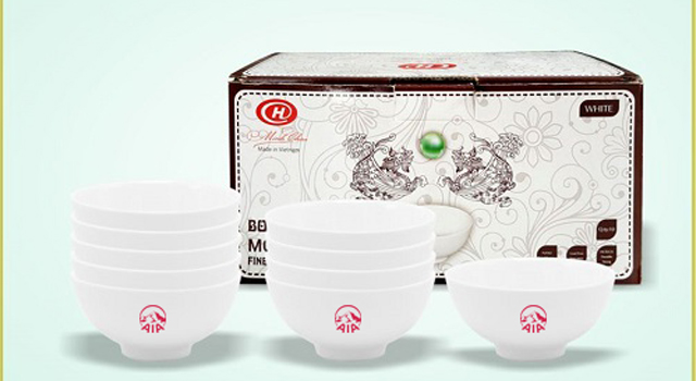 Bộ chén Quà tặng bảo hiểm AIA