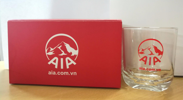 Bộ ly quà tặng bảo hiểm aia