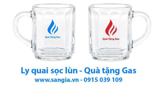Ly quai sọc lùn - Quà tặng Gas