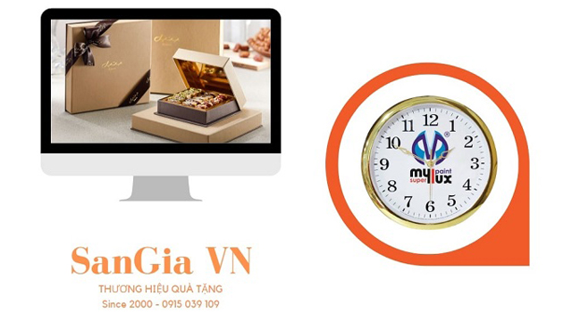 Đồng hồ treo tường quà tặng đại lý gas