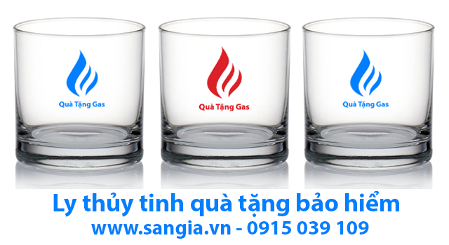 Ly thủy tinh quà tặng bảo hiểm