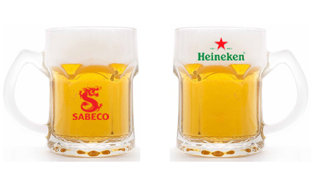 Ly uống bia quà tặng cho quán nhậu