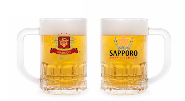 Ly bia quà tặng Bia Hà Nội