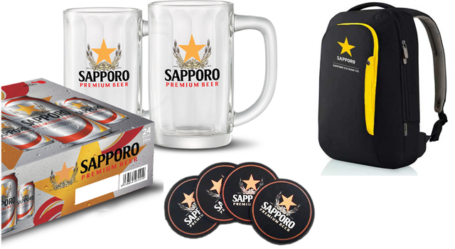 Quà tặng quảng cáo từ bia sapporo
