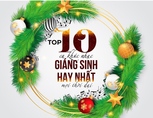 10 bài hát giáng sinh hay nhất