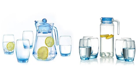 Quà tặng 20-11 bộ bình ly thủy tinh