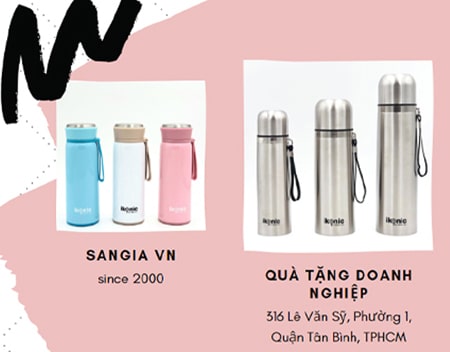 Mẫu bình giữ nhiệt cho Nhân viên mới nhất
