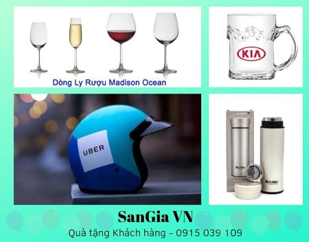 Nón bảo hiểm làm quà cho khách hàng cuối năm