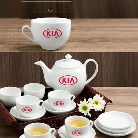 Bộ trà - Ứng dụng của đồ sứ