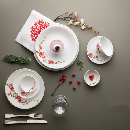 Sứ sẽ nhin đẹp hơn gốm