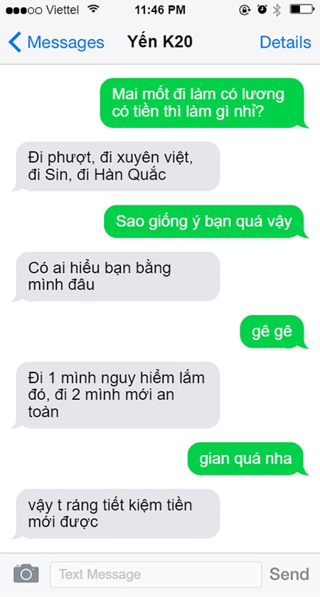 Cách Hòa mình vào câu chuyện của cả hai khi nhắn tin