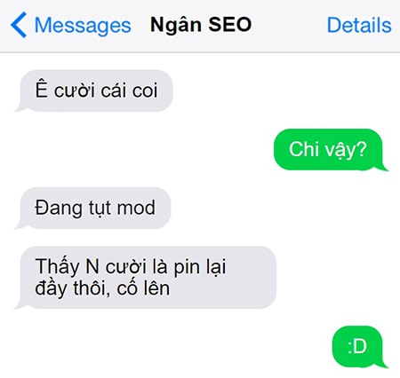Nhắn tin thả thính bạn gái