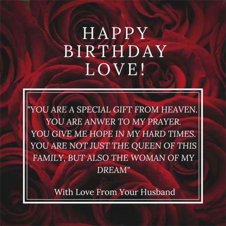 Lời chúc sinh nhật bà xã ý nghĩa