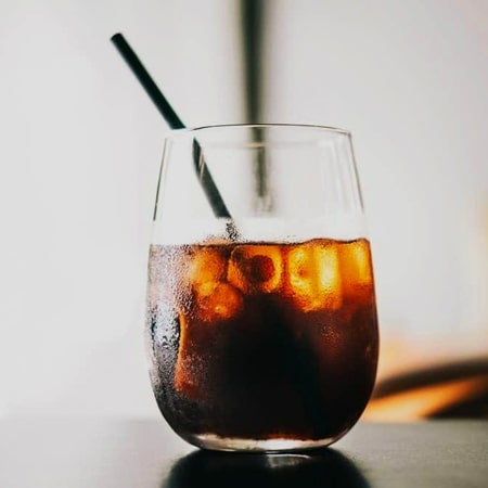 Ly thủy tinh cà phê