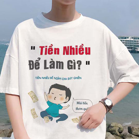 Áo thun in chữ, slogan