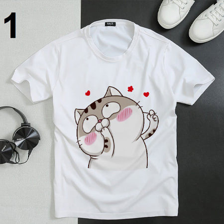 Áo thun in hình dễ thương
