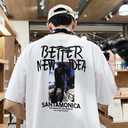 Áo thun in hình sau lưng