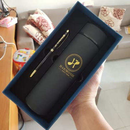 Bộ gift set bình giữ nhiệt và bút