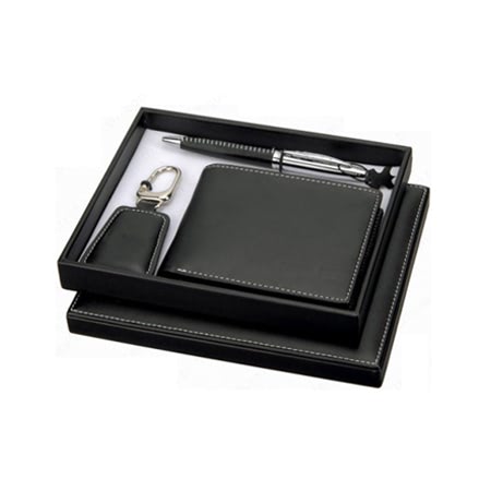 Giftset lịch ví da, bút ký, móc khóa