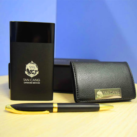 Sạc dự phòng quà tặng Ví đựng namecard