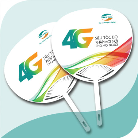 Quạt nhựa quảng cáo