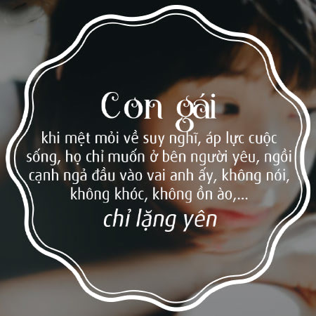 câu nói ý nghĩa dành cho con gái